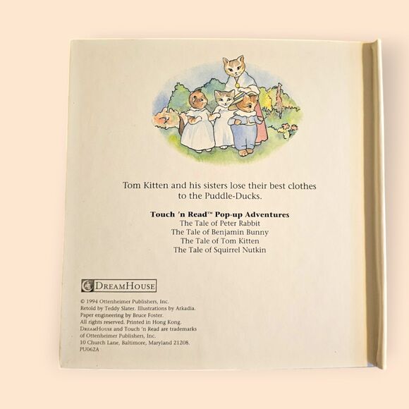 Vtg Tom Kitten pop-up book - Picture 6 of 6